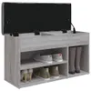 A shoe bench with storage compartments and a lift-up lid. Náhľad obrázku produktu