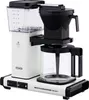 A white and black Moccacoffee machine is shown against a white background. Produktbild-Vorschau