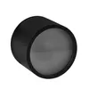 A black cylindrical light fixture with a frosted glass front, shown against a white background. Náhľad obrázku produktu
