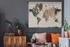 MuchoWow® Wandteppich Wandbehang Karte - Baum - Natur Produktbild-Vorschau 5