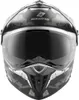 Bogotto FG-601 Sniper Fiberglas Enduro Helm, schwarz Produktbild-Vorschau 5