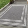 In & Outdoor Teppich Bordüre Design Wetterfest für Terrasse Produktbild-Vorschau 1