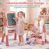 COSTWAY 4-in-1 Kindertafel, Doppelseitige Kinderstaffelei, Produktbild-Vorschau 6