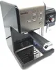 A black and silver Breville espresso machine is shown from a diagonal angle. Produktbild-Vorschau