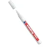 A white Edding 751 paint marker with its cap off, shown diagonally against a white background. Produktbild-Vorschau