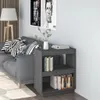 vidaXL Bücherregal Grau 60x35x71 cm Massivholz Kiefer -  Produktbild-Vorschau 11
