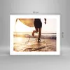 Poster - Poster ohne Rahmen - Surfen Strand Freude - 50x40 Produktbild-Vorschau 4
