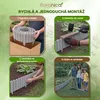 Floranica obruba trávníku 40 x 100 cm stříbrná, flexibilní Náhled obrázku produktu 8