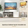 KOMFOTTEU Mobile contenitore con 4 scomparti semiaperti e 2 Anteprima dell’immagine prodotto 2