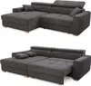 Ecksofa Auszug elektrisch USB-C Kopflehne verstellbar Couch Produktbild-Vorschau 10