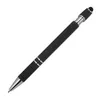 Touchpen Kugelschreiber aus Metall / mit Muster / Farbe: Produktbild-Vorschau 1