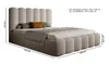 DomoHome Boxspringbett Schlafzimmerbett Ideal für Ihr Produktbild-Vorschau 6