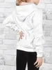 KMISSO Mädchen Pullover mit Kapuze Power Stars Weiß 134 Produktbild-Vorschau 6