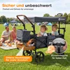 Sekey Bollerwagen Faltbar mit Dach Kinder Bollerwagen mit Produktbild-Vorschau 4