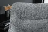 Eleganter Drehstuhl FLORENZ grau Strukturstoff Produktbild-Vorschau 5