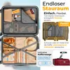 KESSER® 3tlg. Hartschalenkofferset Reisekofferset M-L-XL, 4 Produktbild-Vorschau 8