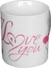 Keramiktasse mit Aufdruck I love you 57575 Produktbild-Vorschau 2