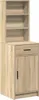 vidaXL Highboard Sonoma-Eiche 40 x 40,5 x 135 cm Produktbild-Vorschau 2
