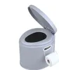 prenosné WC 7 l výška sedadla 37 cm sivá Náhľad obrázku produktu 2