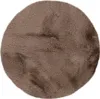 Badematte Rabbit 200 Dunkelbeige  100cm RUND Produktbild-Vorschau 1