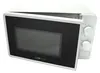 A white Clatronic microwave with its door slightly ajar, shown against a white background. Produktbild-Vorschau