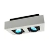 MIRORA LED Deckenleuchte 2-flammig GU10 Schwenkbar Schwarz Produktbild-Vorschau 4