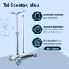HUDORA Tri Scooter - blue - Höhenverstellbarer & Produktbild-Vorschau 2