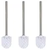 WENKO WC-Bürste mit Edelstahlstiel Glänzend 3er Set, Ø 8 x Produktbild-Vorschau 1