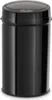 A black automatic trash can with a sensor lid. Produktbild-Vorschau