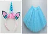 KIK - Karnevalskostüm Einhorn Stirnband + Rock blau 3-6 Produktbild-Vorschau 10