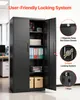 VEVOR Aktenschrank 80x40x175 cm, Abschließbarer Produktbild-Vorschau 6