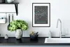 MuchoWow® Gerahmtes Poster Stadtplan - Karte - Wolfsburg - Produktbild-Vorschau 4