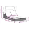 VidaXL 368639, Lounge, Obite siedzisko, Technorattan, Stal, Podgląd zdjęcia produktu 8
