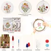 INF Kit Ricamo a Mano Fai-da-Te - 3 Set Motivi Floreali, Anteprima dell’immagine prodotto 6
