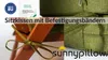 sunnypillow 2er Set Stuhlkissen Rund Ø 40 cm, wasserdicht Produktbild-Vorschau 3