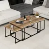 Skye Decor, Levada - Walnut, Beistelltische, Satztisch Produktbild-Vorschau 1