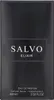 The image shows the front of a black perfume box for Maison Alhambra Salvo Elixir. Anteprima dell’immagine prodotto