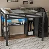 MODFU Patrová postel bez matrace 140x200 cm kovová postel s Náhled obrázku produktu 4