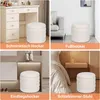 Hocker mit Stauraum, Sitzhocker mit Stauraum Rund, Produktbild-Vorschau 6