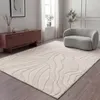 Tapis de salon Skandi Japandi Boho Abstract Motif 3D Uni Voir les images du produit 8