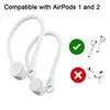 A product image showing white ear hooks for AirPods, with compatibility indicators. Produktbild-Vorschau
