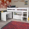 Lit combiné pour enfants avec détails blancs 90 x 200 cm – Voir les images du produit 10