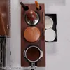 Stacja do ubijania espresso - drewniany uchwyt z 3 otworami Podgląd zdjęcia produktu 5