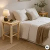 Zestaw 2 szt taboret drewniany sosnowy stołek kuchenny Podgląd zdjęcia produktu 6