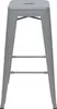 A single gray metal bar stool is shown against a white background. Produktbild-Vorschau