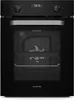 A front view of a black Klarstein Einbaubackofen (built-in oven). Produktbild-Vorschau