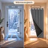 Tenda per porta, 110x203 cm, protezione termica e isolante, Anteprima dell’immagine prodotto 6