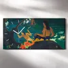 Leinwand Uhr Küche Wohnzimmer Bild 60x30 Malerei Tahiti Produktbild-Vorschau 2