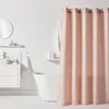 Waffel-Duschvorhang – Rosa – Polyester – 180 x 200 cm – 12 Produktbild-Vorschau 5