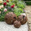 Metall Deko Rostkugeln - 3er Set / 20 / 15 / 10 cm - Garten Produktbild-Vorschau 6